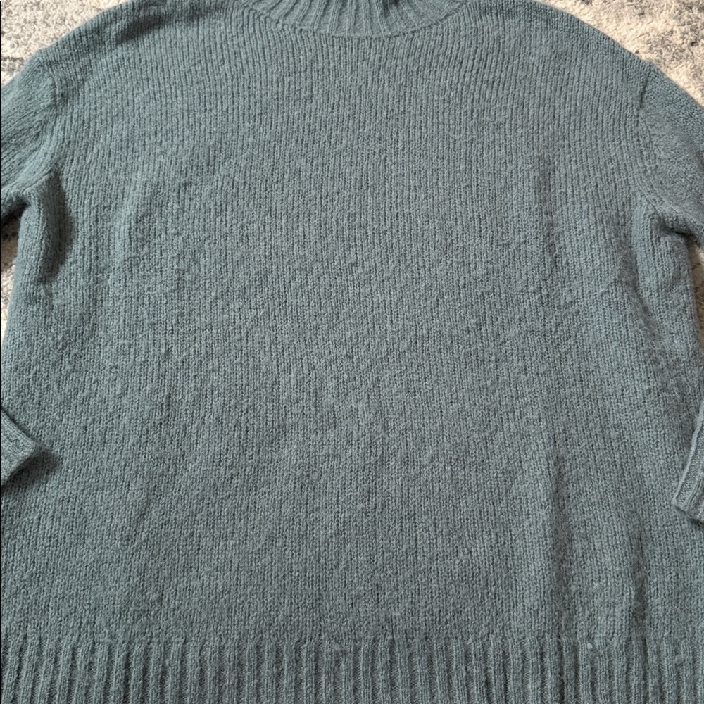 Jenni Kayne Mock Neck Alpaca and Wool Blend Sweater - Picture 4 of 11
